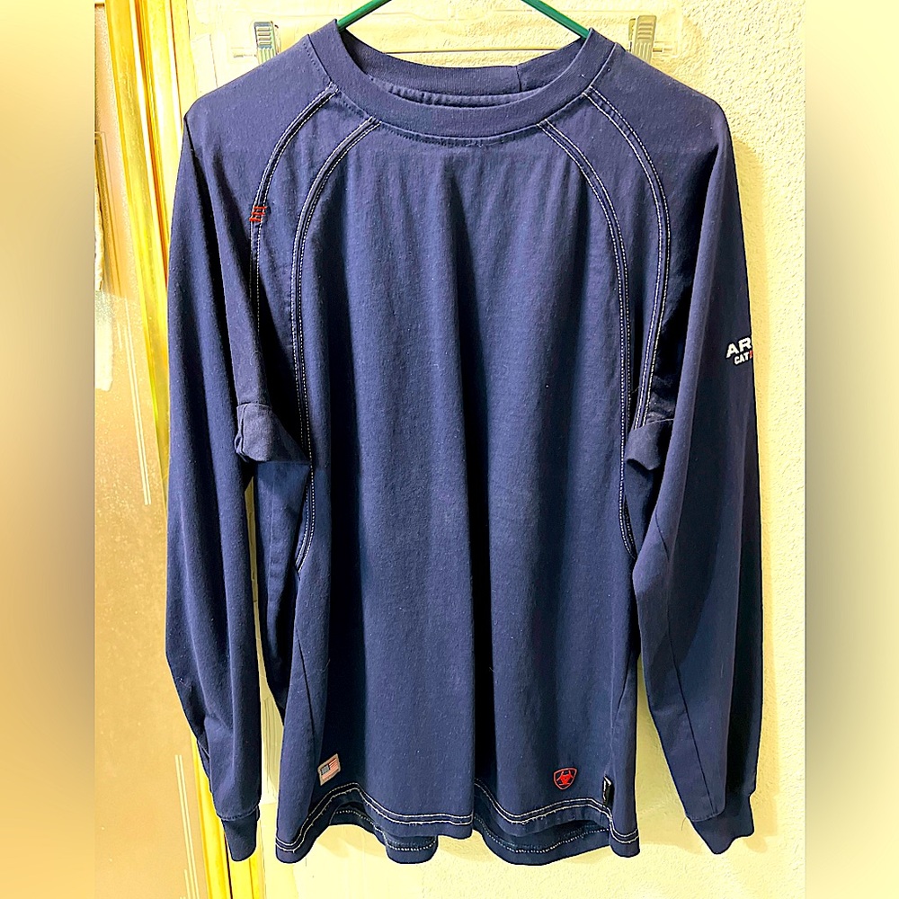 Ariat FR long sleeve Cat 2 dark blue in color size medium